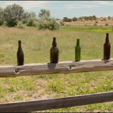 Shooting-range-bottles