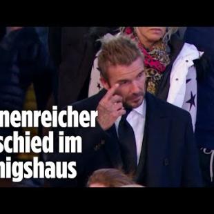 [독일 Bild紙] David Beckham am Grab der Queen: Hier fließen die Tränen