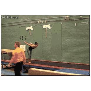 Gymnastics frisbee