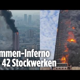 [독일 Bild紙] Wolkenkratzer in Flammen | China