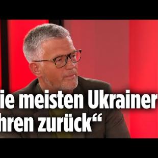 [독일 Bild紙] „Ukrainer wollen nicht in Deutschland bleiben“ | Andrij Melnyk bei „Die richtigen Fragen“