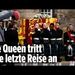 [독일 Bild紙] Ein letztes Mal reist Elizabeth durch ihr Königreich: Sarg der Queen erreicht Edinburgh