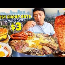 $3 MONSTER Breakfast Sandwich | Best CHEAP EATS in Mexico City!