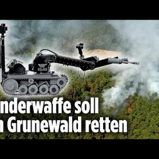 [독일 Bild紙] Waldbrand im Grunewald: Jetzt rücken die Roboter an | Berlin