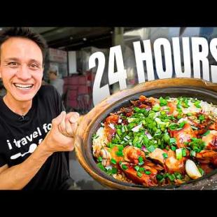 I Ate the Best Malaysian STREET FOOD for 24 Hours in Kuala Lumpur!! 🇲🇾