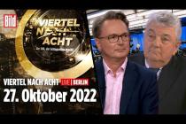 [독일 Bild紙] 🔴 Viertel nach Acht – 27. Oktober 2022 | mit Dr. Gunter Frank, Georg Gafron, Julia Neigel, Hans Mahr