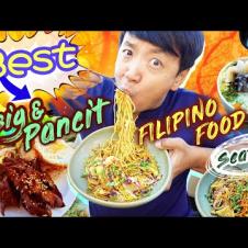 BEST Sisig & Pancit! TRYING FILIPINO FOOD in Seattle