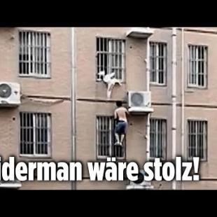 [독일 Bild紙] Mann klettert Hausfassade hoch – und rettet vierjähriges Kind vor Absturz