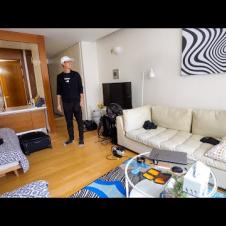 Living in Seoul - $65 Apartment Tour in South Korea + LOVE YOU Slippers!
