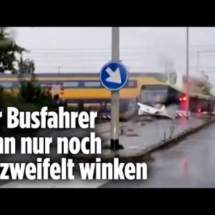 [독일 Bild紙] Zugunglück: Bahn kracht in Linienbus | Niederlande