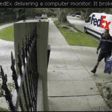 FedEx-delivers-computer-monitor