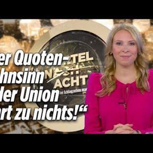 [독일 Bild紙] „Ist die CDU noch konservativ?“ | Nena Schink bei Viertel nach Acht