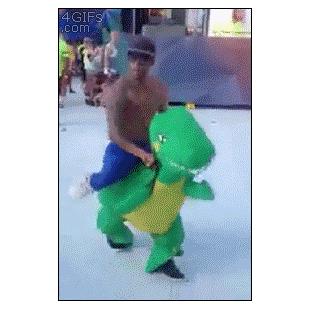 Dinosaur-dancing