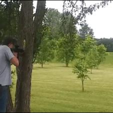Rifle target surprise