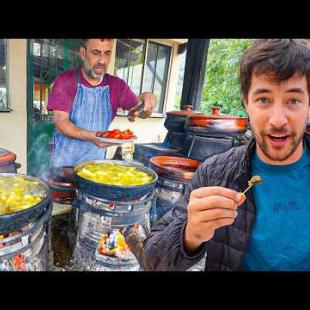 24 Hours of Greek Street Food 🇬🇷 CRETAN FOOD Tour + 100% Natural Meal in Chania!!