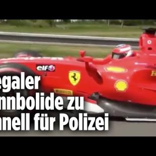 [독일 Bild紙] Formel2-Rennwagen rast über die Autobahn: Polizei sucht Fahrer | Tschechien