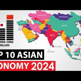 Top 15 Asian economies in 2024 (Nominal GDP)