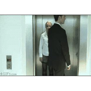 Elevator seduction