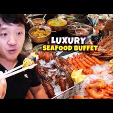 All You Can Eat LUXURY Sushi & Crab SEAFOOD BUFFET | BEST Buffet in Singapore?! Colony Buffet Review