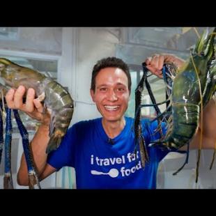 BIGGEST Shrimp I’ve Ever Tried!! Thailand’s XXXL Seafood!!