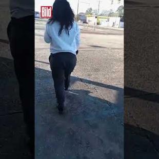 [독일 Bild紙] Bei Eiseskälte: Frau überschüttet Obdachlosen mit Wasser | #shorts