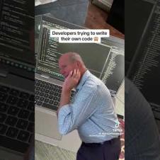Developers writing their own code
