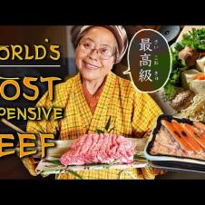 WORLD'S MOST EXPENSIVE BEEF (Matsusaka Wagyu) & ROASTED CRAB Bento Box in Matsusaka Japan