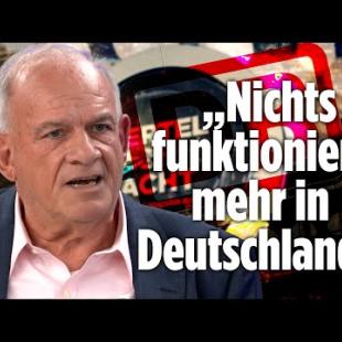 [독일 Bild紙] Den Zustand Deutschlands erkennt man an der Deutschen Bahn | Peter Hahne bei Viertel nach Acht