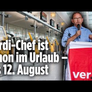 [독일 Bild紙] Verdi-Chef versaut uns die Ferien – und fliegt selbst in den Urlaub | Lufthansa-Streik