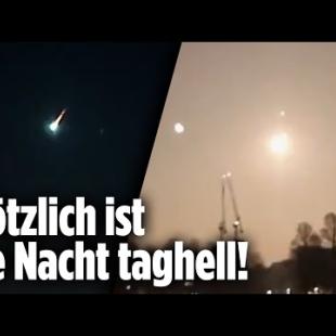 [독일 Bild紙] Spektakuläre Aufnahmen: Asteroid verglüht über dem Ärmelkanal | SAR2667