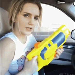 Water-gun-drive-thru-coffee-karma