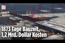 [독일 Bild紙] Zeitraffer-Video: Bau der Interstate-74-Brücke in 140 Sekunden | USA