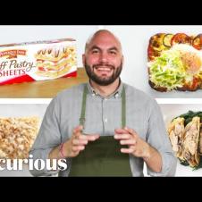 Pro Chef Turns Frozen Puff Pastry Into 3 Meals For Under $9 | The Smart Cook | Epicurious