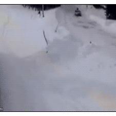 스키점프 실패