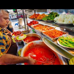 14 Hours Eating Best INDIAN STREET FOOD in Penang, Malaysia!! 🇲🇾