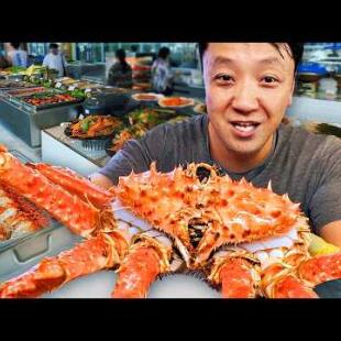 INSIDE the MOST POPULAR All You Can Eat KING CRAB + STEAK Buffet in Bangkok Thailand