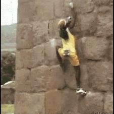 Wall climbing hax