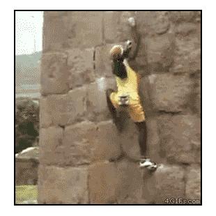 Wall climbing hax