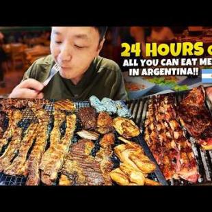 24 Hours of ALL YOU CAN EAT MEAT! The ULTIMATE BBQ Challenge in Argentina