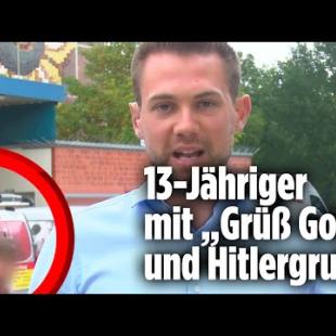 [독일 Bild紙] 30 Jahre nach Brandanschlag auf Asylheim: Junge zeigt Hitlergruß vor laufender Kamera | Lichtenhagen