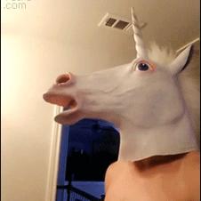 말 마스크 양치질