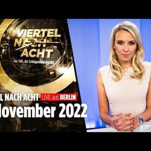 [독일 Bild紙] 🔴 Viertel nach Acht – 3. November 2022 | u.a. mit Nena Brockhaus und Marcel Reif