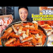 Eating EVERYTHING at Australia's #1 BEST "King Crab & Lobster" BUFFET with EXOTIC MEAT BBQ
