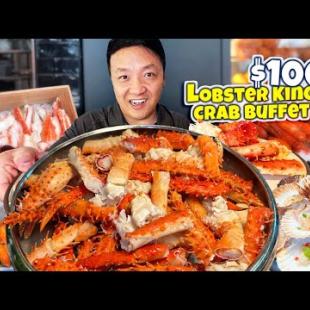 Eating EVERYTHING at Australia's #1 BEST "King Crab & Lobster" BUFFET with EXOTIC MEAT BBQ