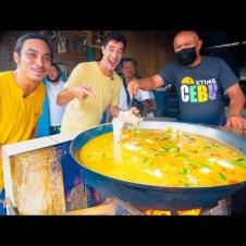 Filipino Street Food!! TOP 8 Cebuano STREET FOODS + Porcupinefish Soup in The Philippines!