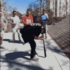 Spinning-bat-dizzy-rooftop