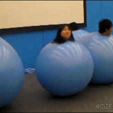 Ball-suits-bouncing