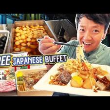 FREE BUFFET! All You Can Eat FREE JAPANESE BUFFET in Kanra Japan