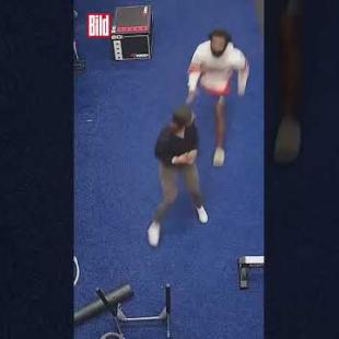 [독일 Bild紙] Fitness Trainerin nimmt Angreifer in den Schwitzkasten #shorts