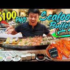 $100 PHO & "PISSING SHRIMP" Seafood Buffet In Phnom Penh Cambodia